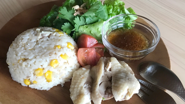 炊飯器でカオマンガイの巻