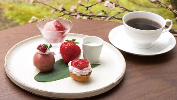 茶舎 ≪期間限定・新メニュー≫ あまおうプレートはじめました