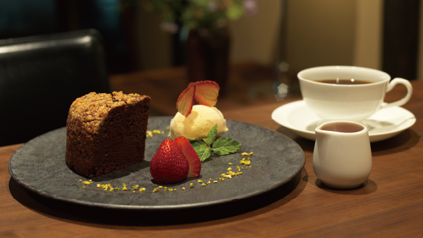 茶舎 ≪冬季限定≫米粉のガトーショコラはじめます