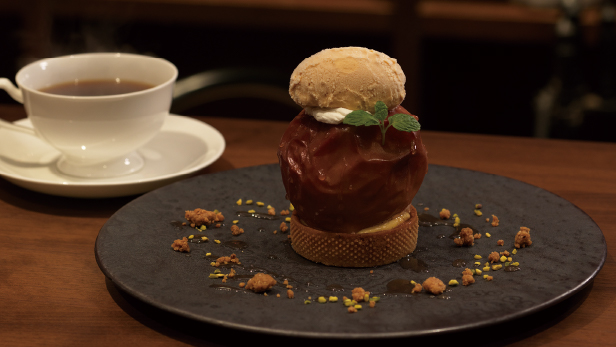 茶舎 ≪季節限定≫焼き林檎のタルトはじめます